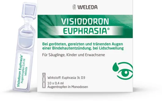 Weleda Visiodoron Euphrasia Augentropfen 10 X 0,4 ml