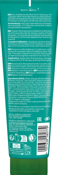 Weleda Vitalisierende Rosmarin-Spülung 150 ml