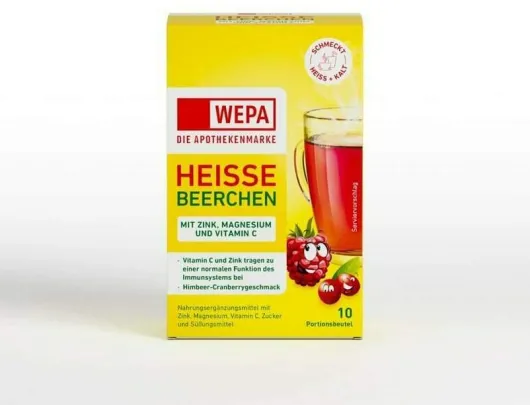 WEPA Heisse Beerchen + Vitamin C + Zink + Magnesium 10 X 10 G...