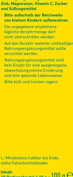 WEPA Heisse Beerchen + Vitamin C + Zink + Magnesium 10 X 10 G...
