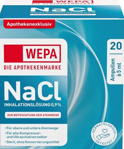 WEPA Inhalationslösung Nacl 0,9% 20 X 5 ml