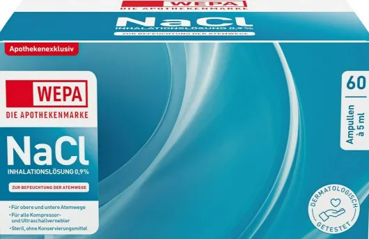WEPA Inhalationslösung Nacl 0,9% 60 x 5 ml
