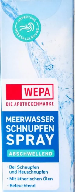 WEPA Meerwasser Schnupfenspray Abschwellend 20 ml