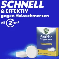 WICK AngiMed Honiggeschmack 24 Lutschtabletten