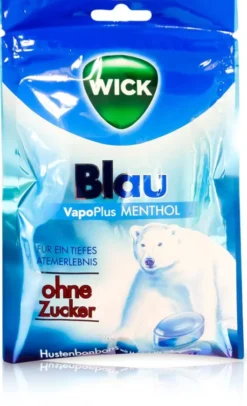 Wick Blau Menthol Bonbons Ohne Zucker Beutel 72 G Bonbons