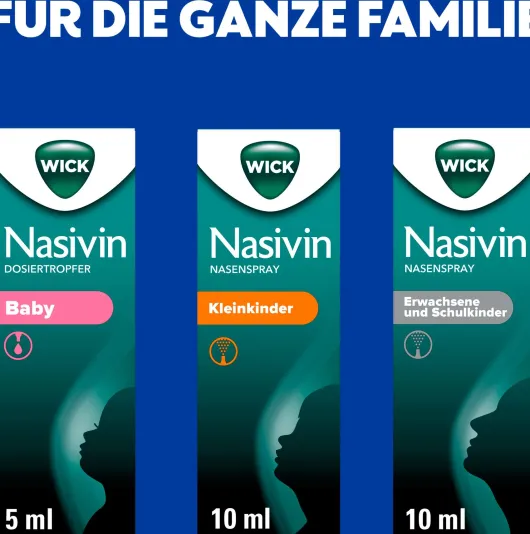 WICK Nasivin Dosiertropfer Baby ohne Konservierungsstoffe 5 ml
