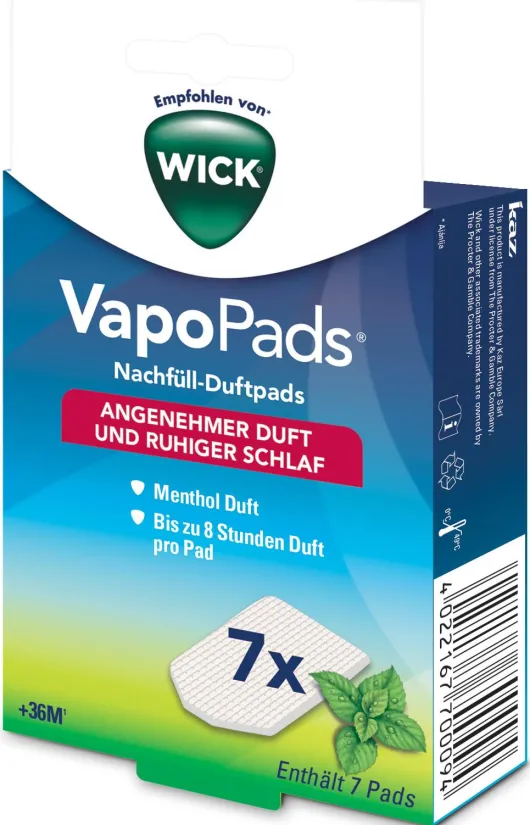 Wick Vapo Nachfüll-Pads Menthol 7 Stück