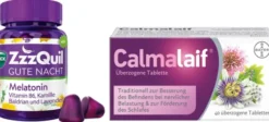 WICK ZzzQuil Gute Nacht 60 Weichgummis + Calmalaif 40 überzogene Tabletten