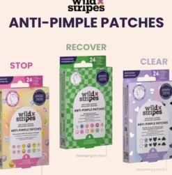 Wild Stripes Anti-Pickel Patches Holo Clear 24 Stück