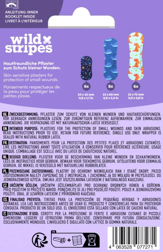 Wild Stripes Kids Sensitive Space Edition 20 Stück