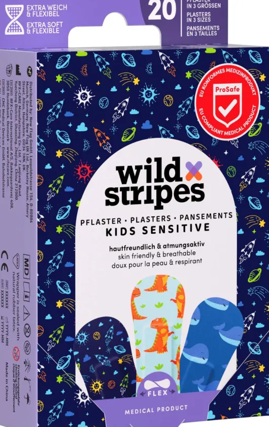 Wild Stripes Kids Sensitive Space Edition 20 Stück