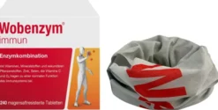 Wobenzym immun 240 Tabletten + gratis Schlauchschal