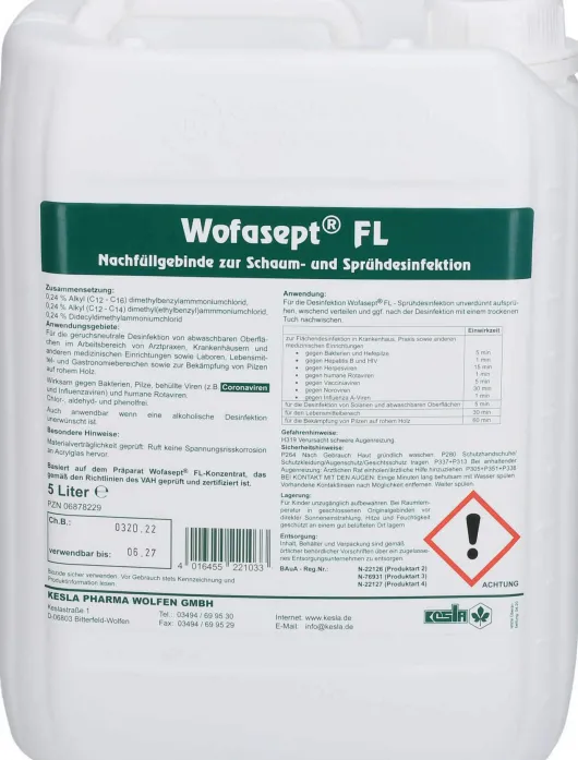 Wofasept Fl Lösung 5 L Lösung