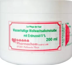 Wollwachsalkoholsalbe Wasserhaltig Mit Erdnussöl 5% 200 G Salbe
