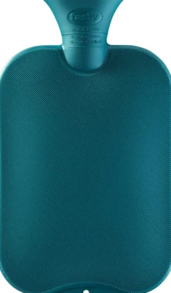 Wärmflasche, feine Halblamelle, teal 1 Stück