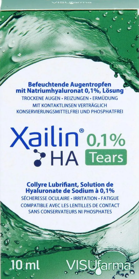 Xailin Tears 0,1% Ha Augentropfen 10 ml