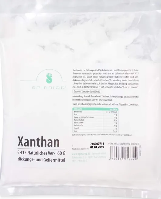 Xanthan Lm Qualität 60 G Pulver