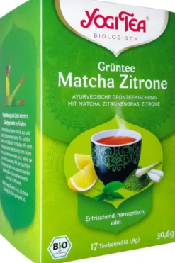Yogi Tea Grüntee Matcha Zitrone 17 Filterbeutel