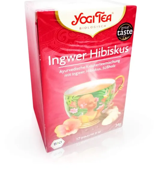 Yogi Tea Ingwer Hibiskus Bio