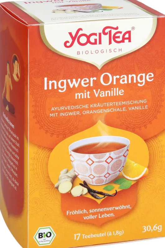 Yogi Tea Ingwer Orange+vanille Bio Filterbeutel 17