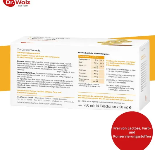 Zell Oxygen Formula Trinkampullen