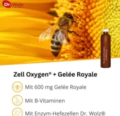 Zell Oxygen + Gelee Royale 600 mg 14 X 20 ml Trinkampullen