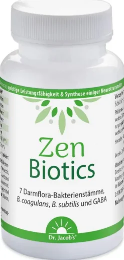 Zen Biotics Darmflora-Bakterien + GABA Dr.Jacob s 60 Kapseln