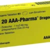 Zink 20 Aaa Pharma Dragees 20 Überzogene Tabletten