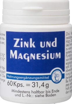 Zink + Magnesium Kapseln 60 Kapseln